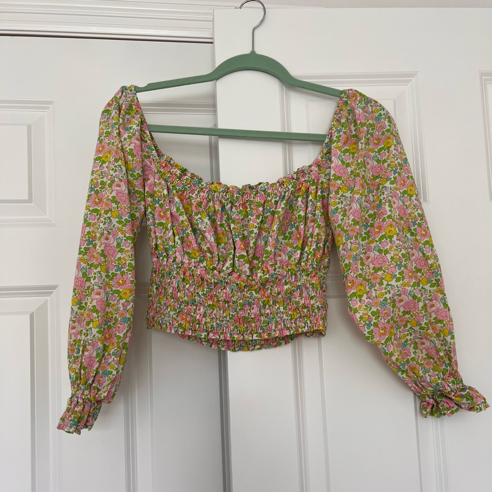With Jean Fonda Top Size Small